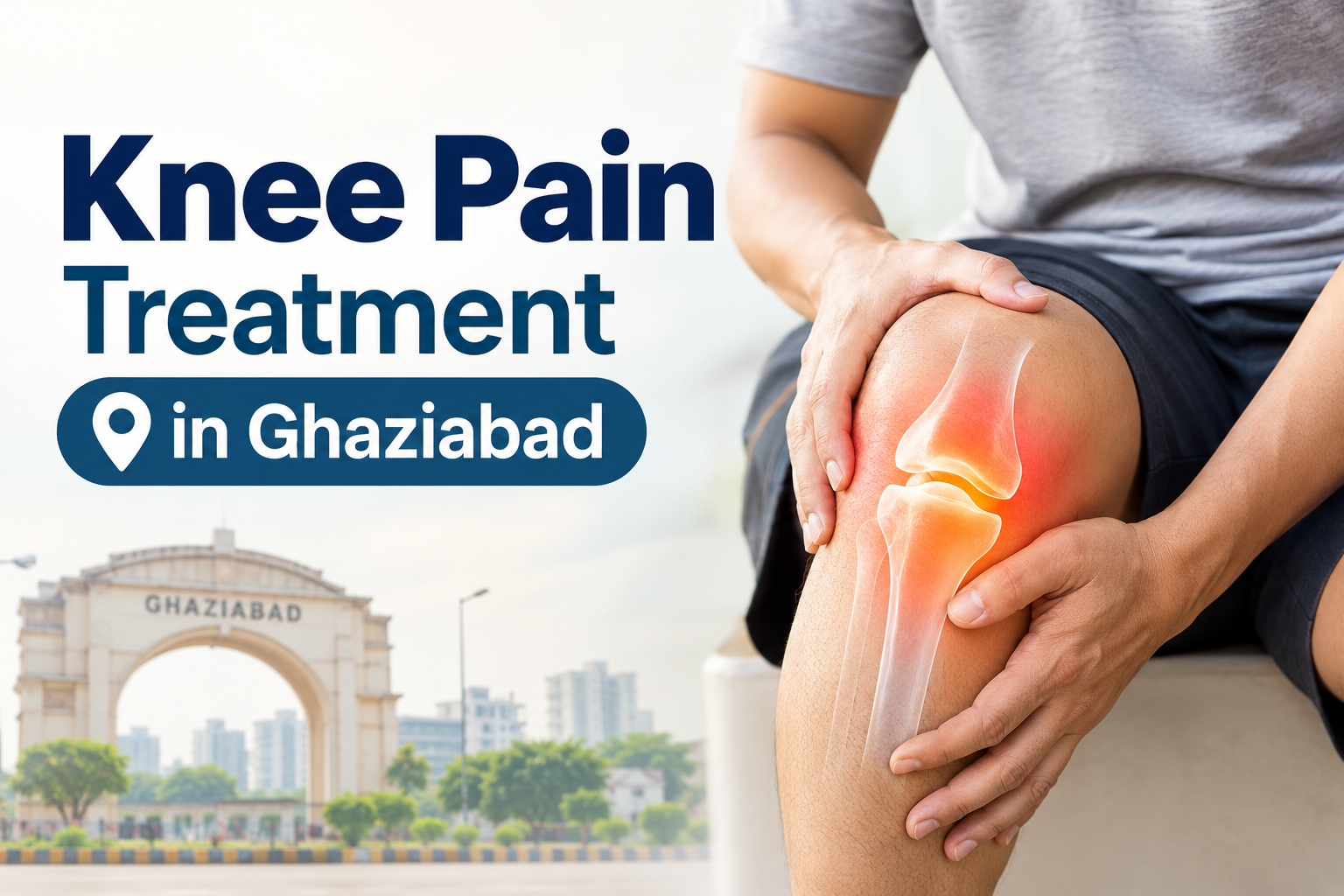 Knee Pain Treatment in Ghaziabad: When Medicines Stop Working and Surgery Is Discussed